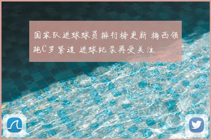 国家队进球球员排行榜更新 梅西领跑C罗紧追 进球纪录再受关注