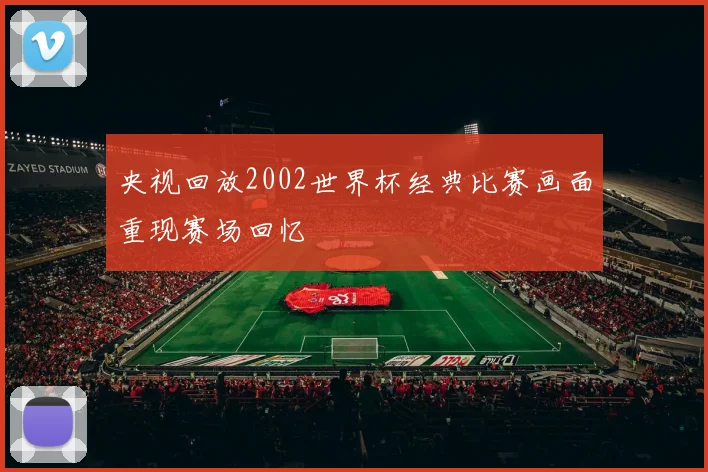 央视回放2002世界杯经典比赛画面重现赛场回忆